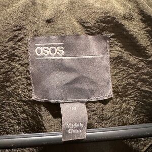 ASOS mid thigh lightweight rain jacket/ wind breaker